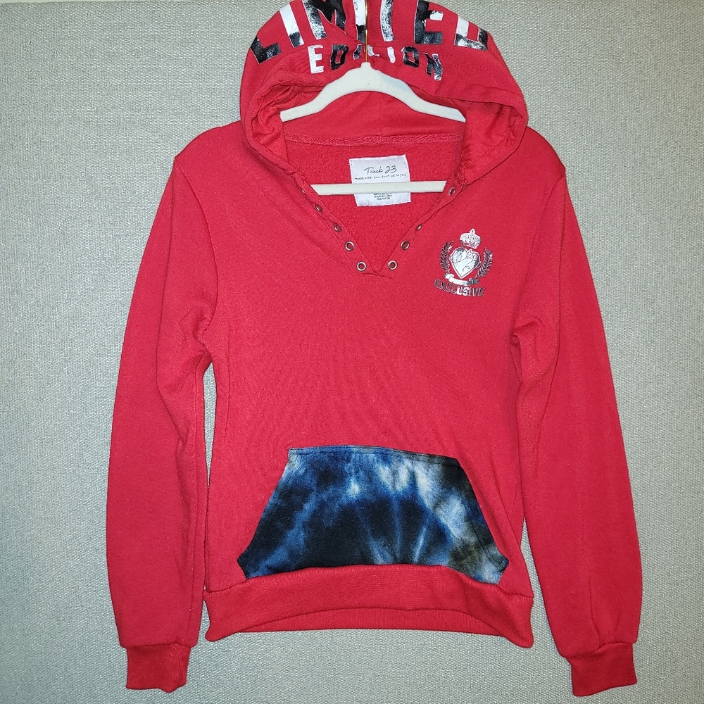 Track 23 Size Medium Red Limited Edition Hoodie